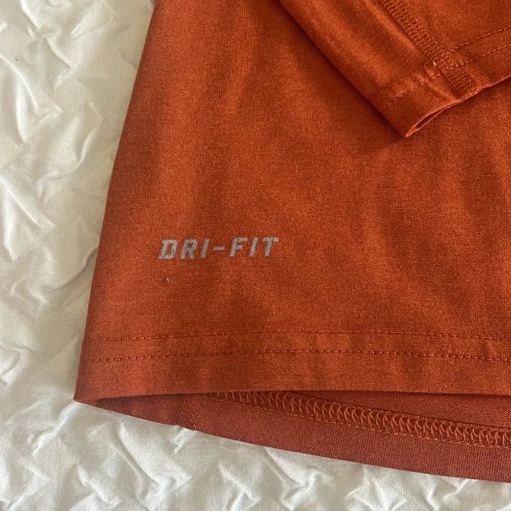 Nike Men's Orange Dri-FIT Shirt - Picture 3 of 4